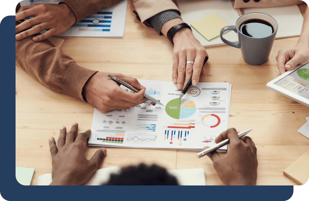 An image showing collaborative efforts aimed at bringing product success